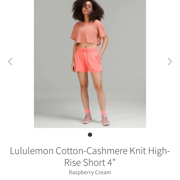 Cotton Cashmere HR Shorts - Picture 5 of 5